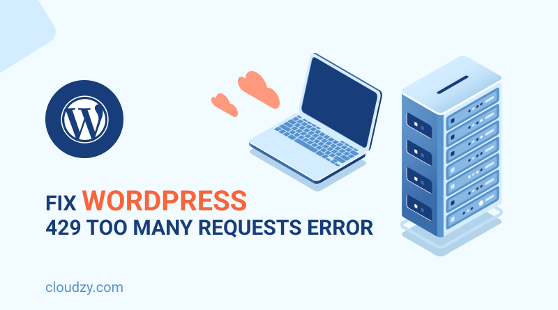 Illustration of a web browser displaying an HTTP 429 Too Many Requests error message, symbolizing excessive server requests and temporary access limits.